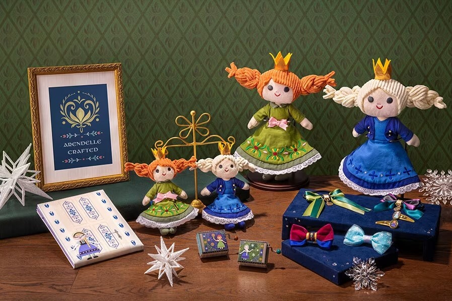 אנה ואלזה פרוזן בובות מתנות טוקיו דיסנילנד דיסני סי יפן