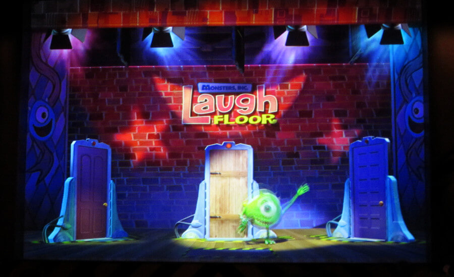 Monsters Inc Laugh Floor - מפלצות בעמ דיסני וורלד מתקנים מג'יק קינגדם