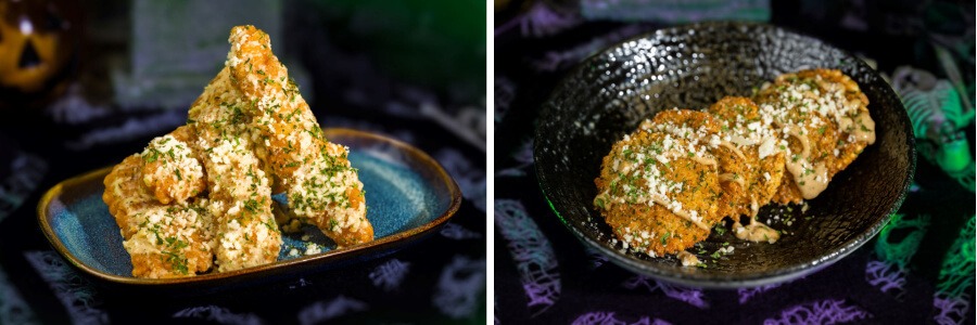 רביולי דלעת מטוגן בפינוקיו ווילג' האוס דיסניוורלד